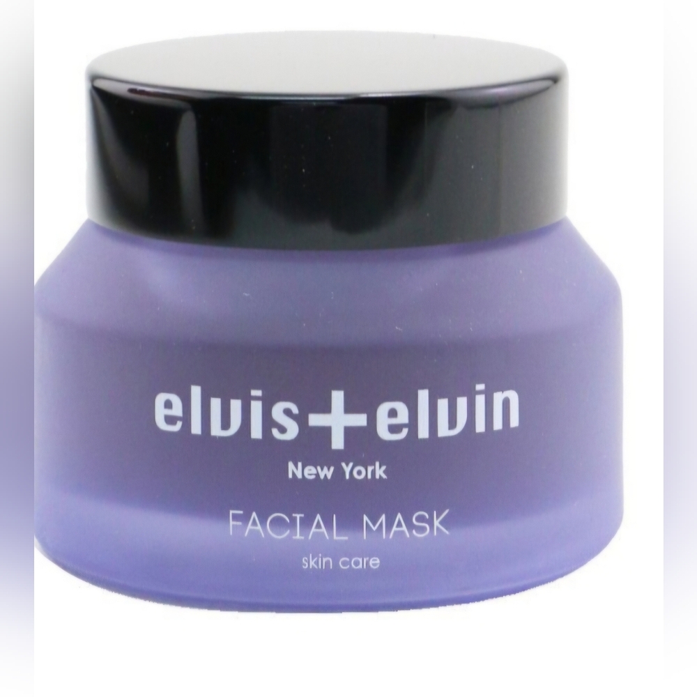 Elvis + Elvin Lilac Facial Mask - Hydrate Soothe Brighten NEW